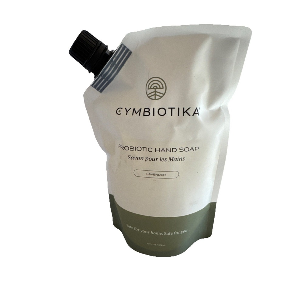 Lavender Probiotic Hand Soap Refill 16 oz Liquid Hand Wash Cymbiotika Natural